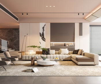 Modern A Living Room-ID:901953947