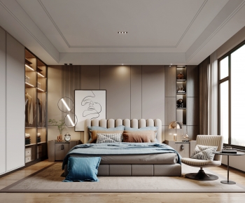 Modern Bedroom-ID:734890942