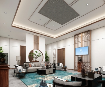 New Chinese Style Reception Room-ID:938229089