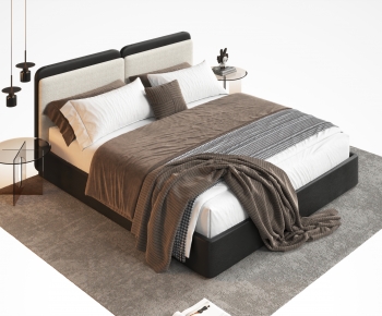 Modern Double Bed-ID:471992025