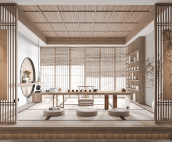 New Chinese Style Tea House-ID:243892917