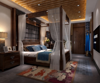 Chinese Style Guest Room-ID:916811946