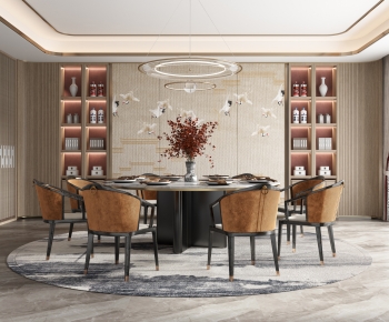 New Chinese Style Dining Room-ID:382900006
