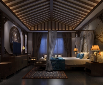 Chinese Style Guest Room-ID:684654956