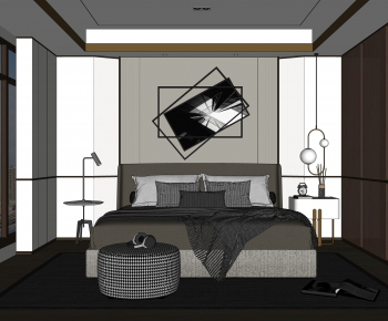 Modern Bedroom-ID:383980046