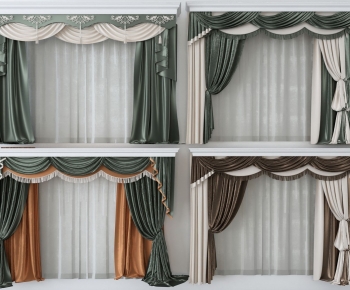 Simple European Style The Curtain-ID:398529053