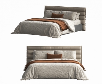 Modern Double Bed-ID:772965912