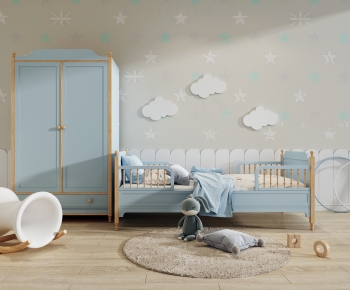 Modern Child's Bed-ID:403543959