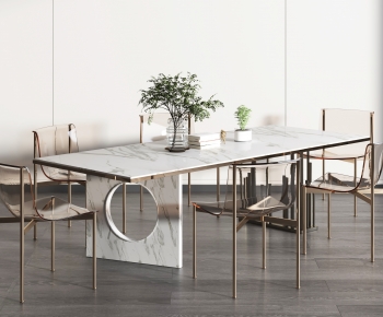 Modern Dining Table And Chairs-ID:141120061