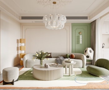 French Style A Living Room-ID:812184107
