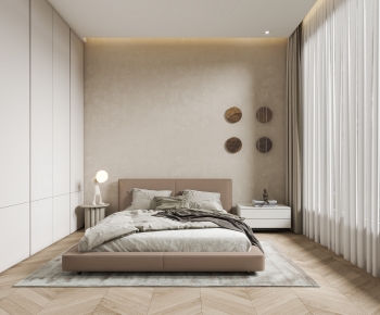 Wabi-sabi Style Bedroom-ID:374819045