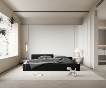 Modern Wabi-sabi Style Bedroom-ID:932252886