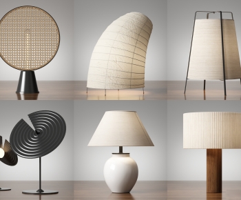 Modern Wabi-sabi Style Table Lamp-ID:351274976