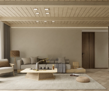 Wabi-sabi Style A Living Room-ID:197088002