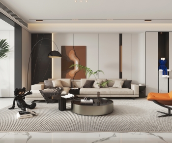 Modern A Living Room-ID:419073104