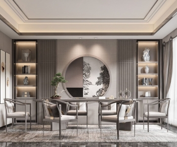 New Chinese Style Dining Room-ID:898562914