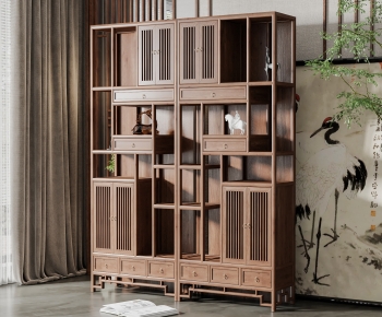 New Chinese Style Shelving-ID:769336946