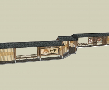 Chinese Style Building Component-ID:500999932