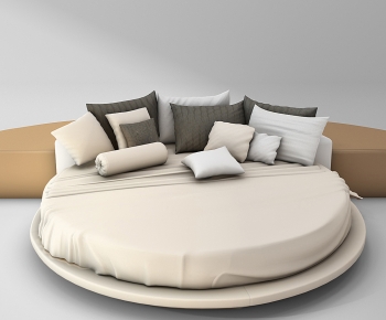 Modern Round Bed-ID:569396979