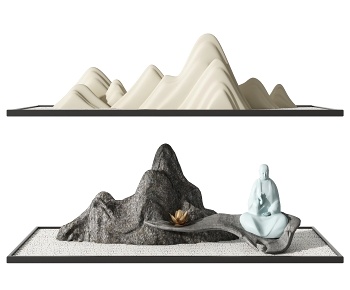 新中式假山，石头-ID:1501004