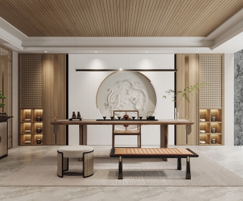 New Chinese Style Tea House-ID:750783924