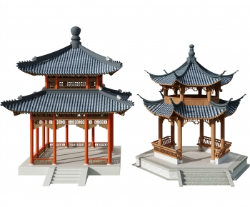 New Chinese Style Ancient Architectural Buildings-ID:165568116