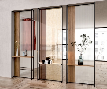 Modern Glass Screen Partition-ID:855113031