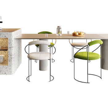 Modern Dining Table And Chairs-ID:767910965