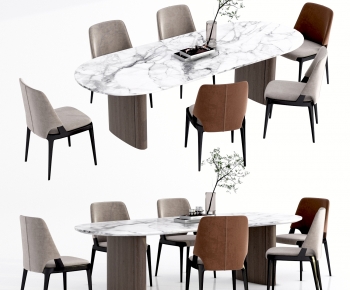 Modern Dining Table And Chairs-ID:346554993