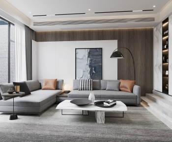Modern A Living Room-ID:492250922