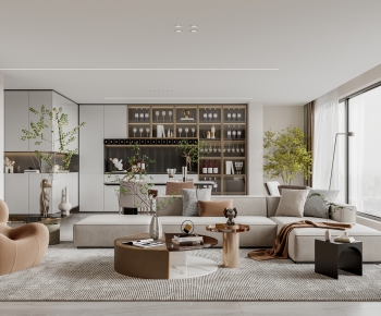 Modern A Living Room-ID:468410971