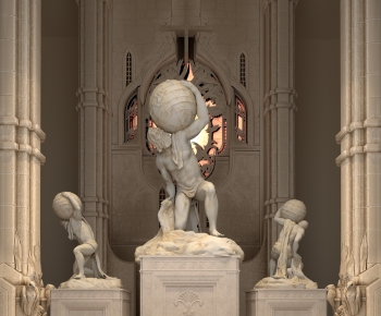 European Style Classical Style Sculpture-ID:512613062