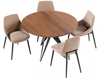 Modern Dining Table And Chairs-ID:401587964