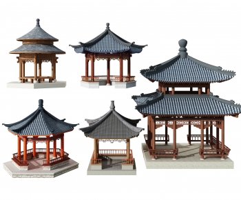 New Chinese Style Ancient Architectural Buildings-ID:926624064