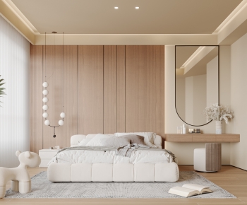 Wabi-sabi Style Bedroom-ID:536876923