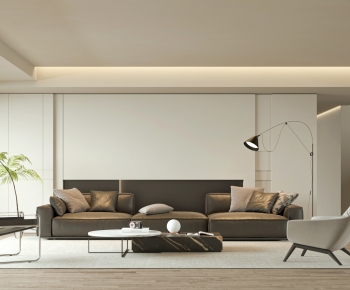 Modern Wabi-sabi Style A Living Room-ID:155102972