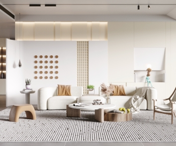 Wabi-sabi Style A Living Room-ID:261946922