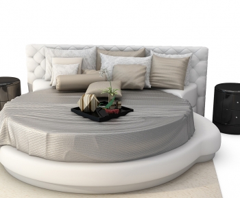 Modern Round Bed-ID:471335896