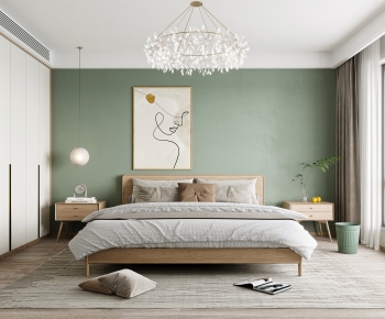 Nordic Style Bedroom-ID:432178024