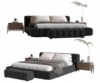 Modern Double Bed-ID:260324009