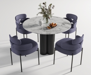 Modern Dining Table And Chairs-ID:782073021