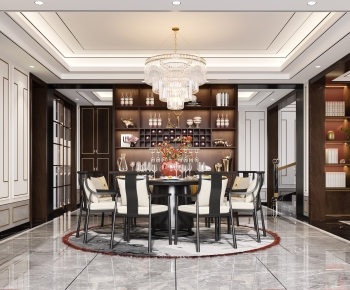 New Chinese Style Dining Room-ID:703090918
