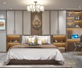 New Chinese Style Bedroom-ID:585683114