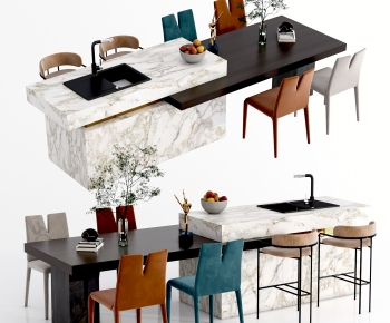 Modern Dining Table And Chairs-ID:234025964