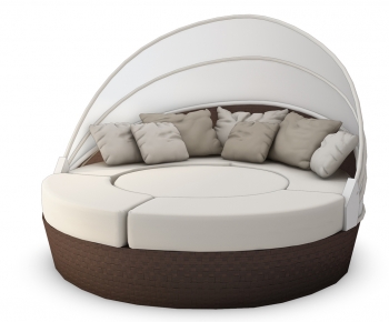Modern Round Bed-ID:586826093