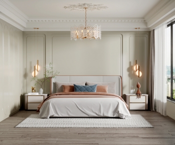 Simple European Style Bedroom-ID:358464962