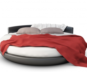 Modern Round Bed-ID:818154103