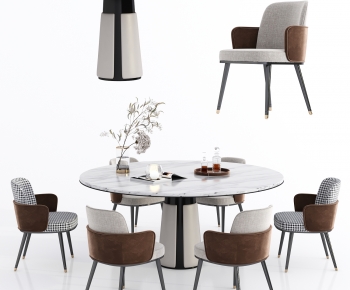 Modern Dining Table And Chairs-ID:760308988