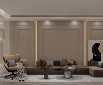 Modern A Living Room-ID:457684997