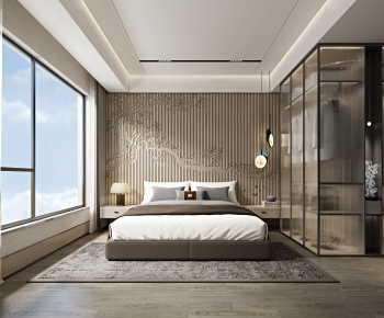 New Chinese Style Bedroom-ID:336322077